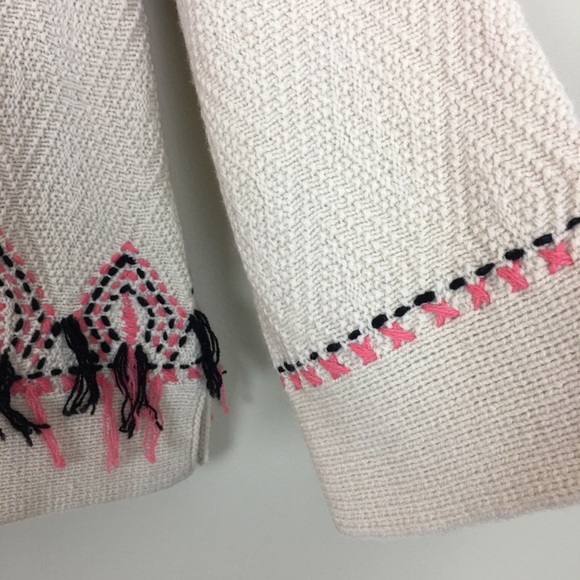 Hoss intropia ivory knit open front tie cardigan S - Picture 4 of 8